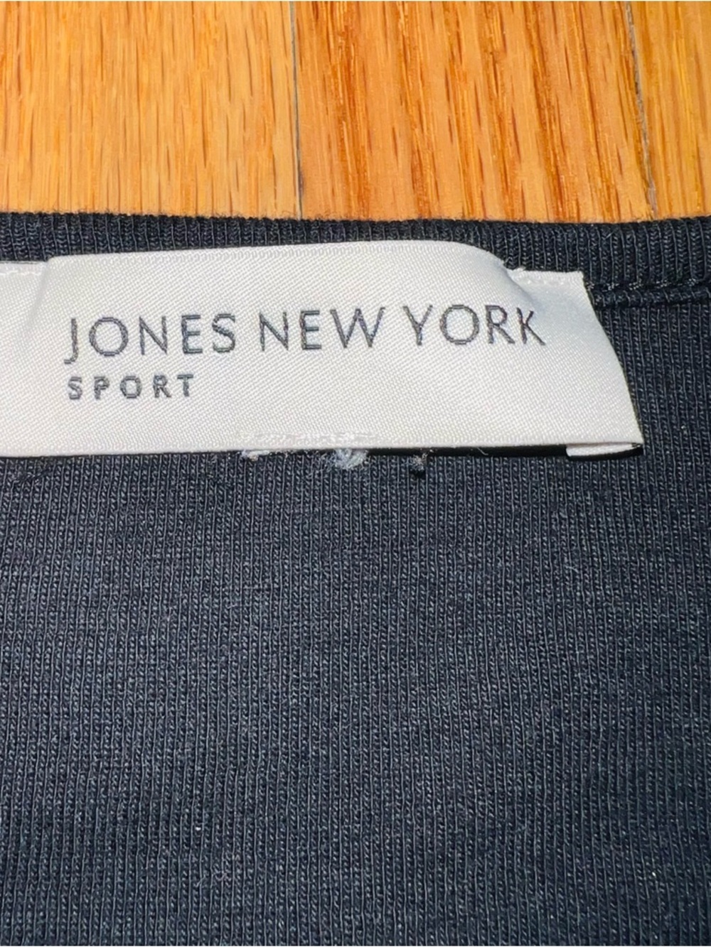 Jones New York Sequin Sweater Womens M Medium black Sparkle Knit Glam Grandma - Picture 9 of 11